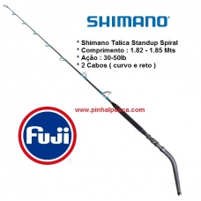 Cana Shimano Talica Standup Spiral 1.85m 50-80lb (FUJI) ( ATUNS / MARLIN / PELAGICOS)